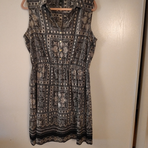 Alfani women's PLUS size 14 sleeveless black GOTH, MODE, RETRO, CLASSIC, COMFY - Picture 3 of 9